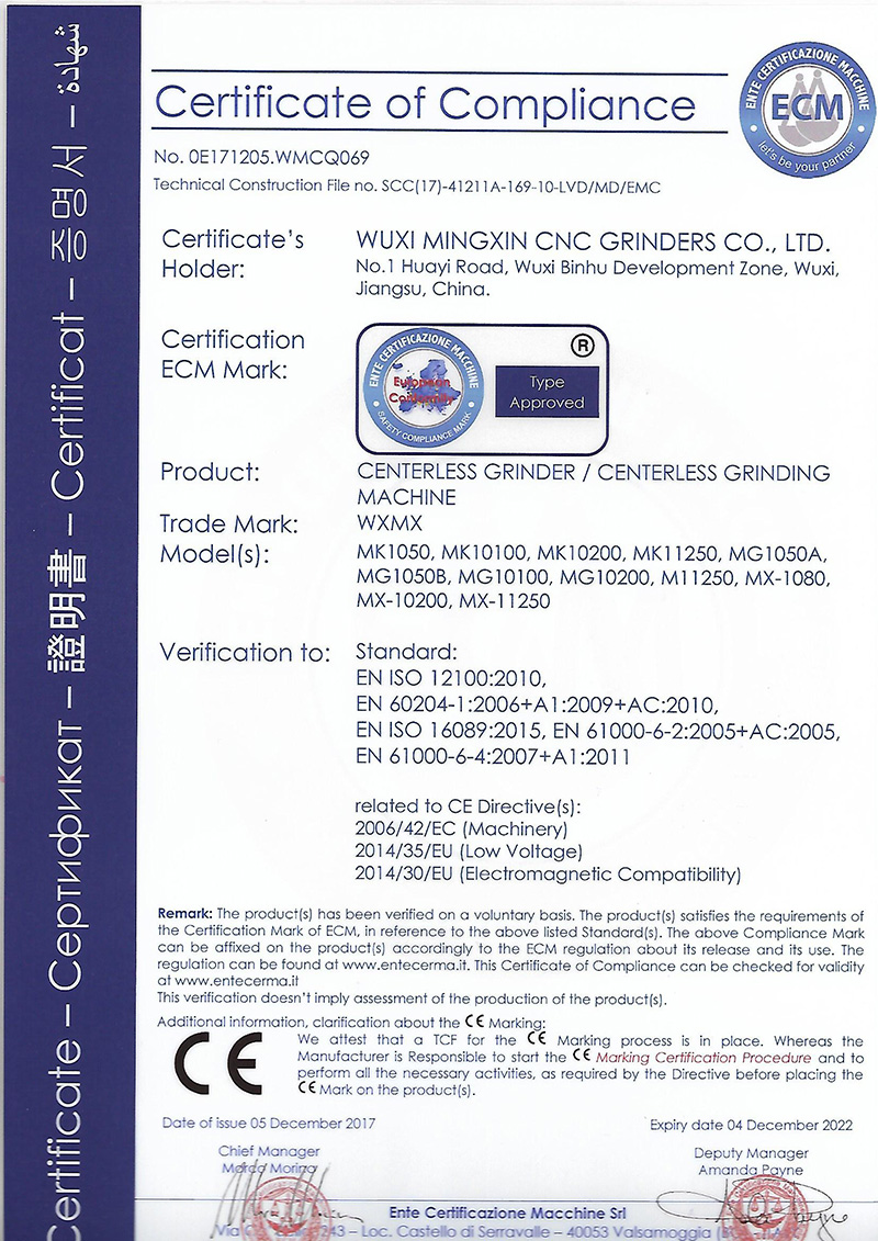 CE Certificate